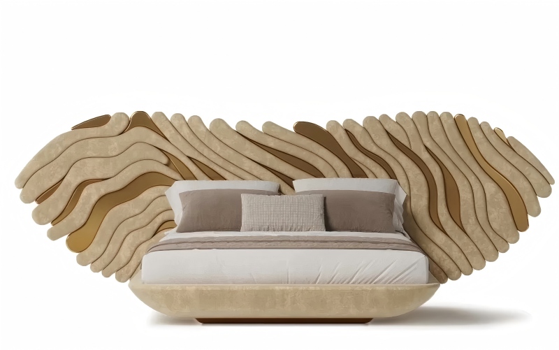 Farfalle che riposano nella camera da letto