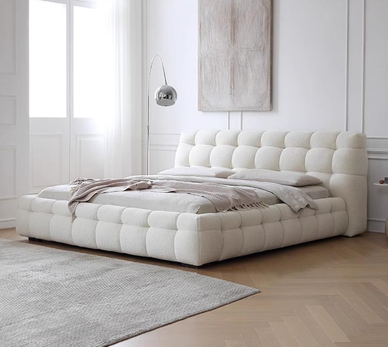 Letto in tessuto a bolle