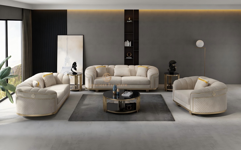 Linen importato italiano | Divano in tessuto di fascia alta