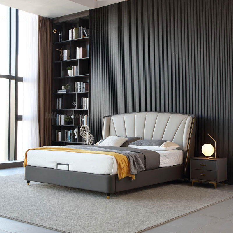 Letto imbottito dal design moderno