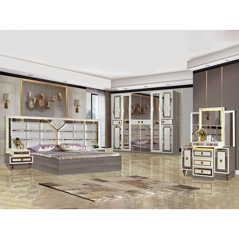 Set di camere da letto moderne armadi personalizzati