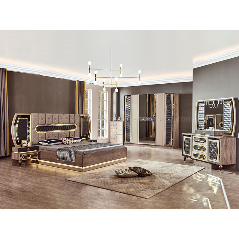 Nuovo set di camere da letto di mobili modello